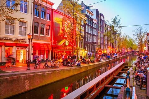 Visite photographique autoguidée du quartier rouge d'Amsterdam