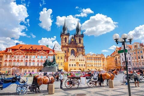 Små Grupp Halv Dag Prag Walking Tour