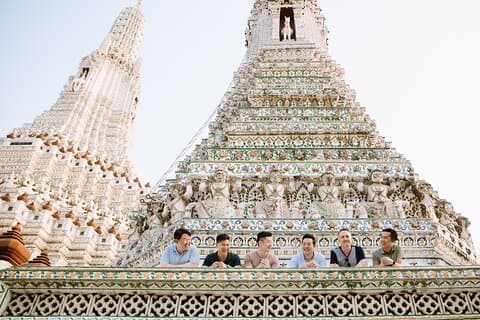 Sessione di fotografia di vacanze private con fotografo locale a Bangkok