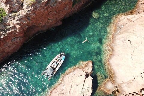 Départ Fréjus - Les calanques de l'Estérel