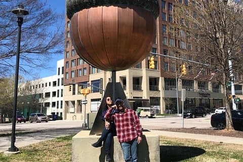 Divertente caccia al tesoro in città a Raleigh di 3Quest Challenge