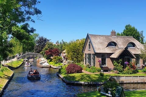 小グループGethoorn & Zaanse Schans w/ピックアップ&小船