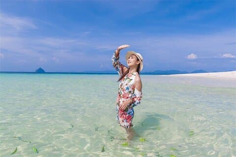 PHUKET Halvdagstur 3 Khai Island+Snorkling med speedbåd