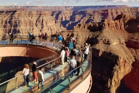 Tour in autobus del Grand Canyon West Rim + tour Skywalk opzionale