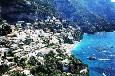 Positano Sorrento Pompei besök från Neapel