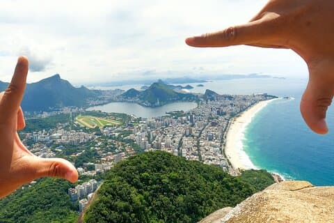 Morro Dois Irmãos Trail, tagsüber und Sonnenuntergang in Vidigal