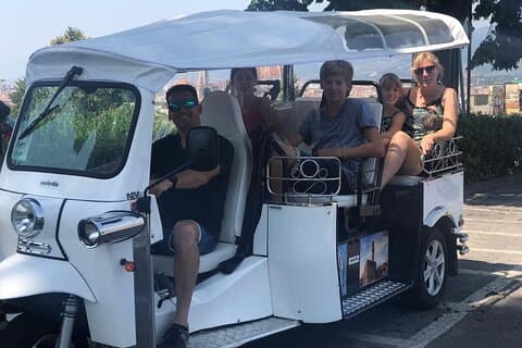 Visite privée du centre historique de Florence en voiture de golf