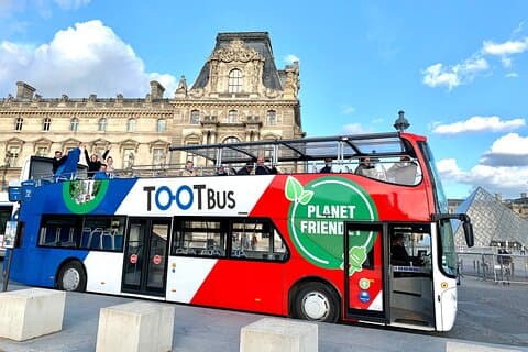 Parijs Tootbus Hop-On Hop-Off Bus Tour (optioneel)