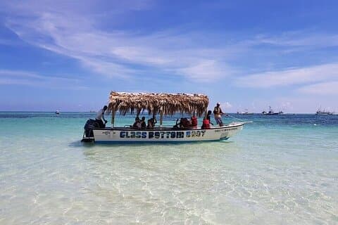 4-uur durende bootervaring met glazen bodem in Punta Cana