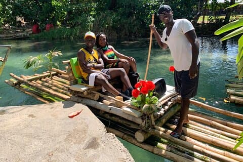 Reiten + Bambus-Rafting-Tour ab Ocho Rios