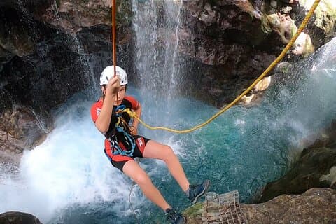 Canyoning na água - Kourtaliotiko Gorge