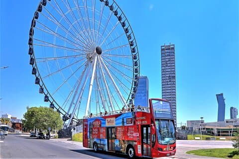 Hop-on Hop-off City Tour Puebla and Aquarium or Observation Wheel