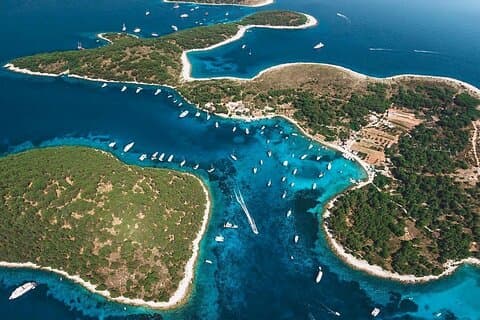 Excursion en bateau privé – Blue Lagoon, îles Hvar et Pakleni au départ de Split