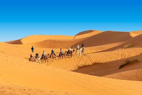3 - Dag Marrakech till Merzouga ökentur : Kamelturer och övernattningar