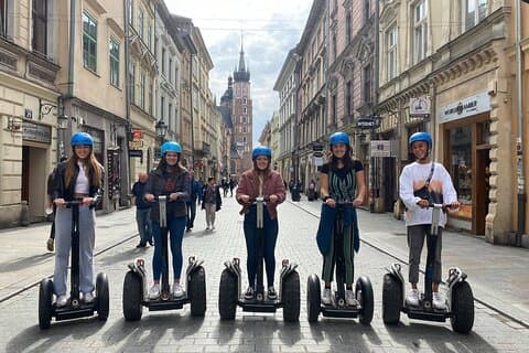 Excursão de Segway pela Cidade Velha de 120 minutos em Cracóvia