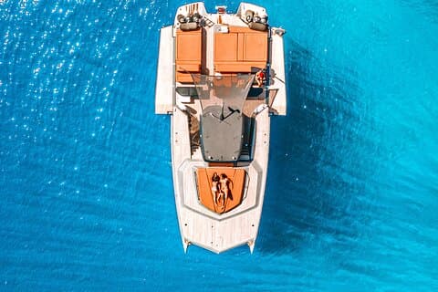 Luxury Private Power Catamaran Tour in Santorini
