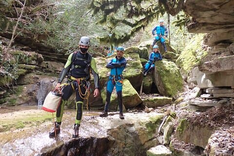 Privé canyoning-avontuur in Huesca