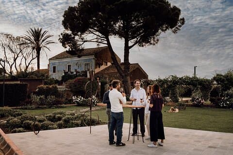 Bodega Urbana Etna - Cena de paseo y cata de viñedos al atardecer