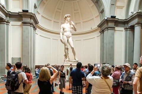 Uffizien & Accademia Audio-Führung mit Fortgeschrittener Live-Führung