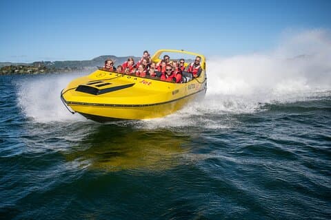Katoa Jet Boat-tur på Lake Rotorua