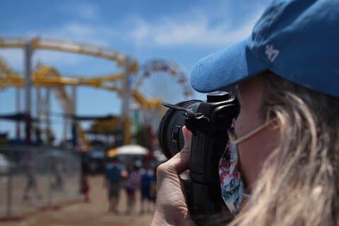 Clase de fotografía a pie de Santa Mónica