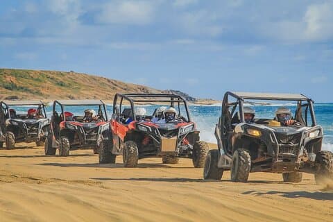ATV Ride & Dune Buggy Combo am Mirgriño Beach