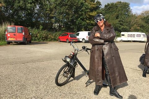 A day of solex riding on Texel