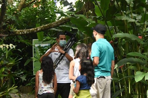 Jardim de Flora e Fauna no Danaus EcoCenter