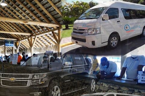 Transfer do aeroporto de Punta Cana, táxi, para hotéis em Bavaro Punta Cana