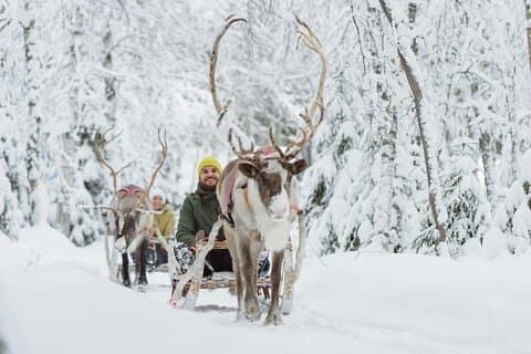 Punti salienti invernali di Minivan in Levi