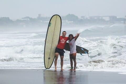 The funniest private 2 hour surf lesson, Canggu