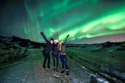 Islandia de 4 días: círculo dorado, costa sur, caminata por el volcán y auroras boreales