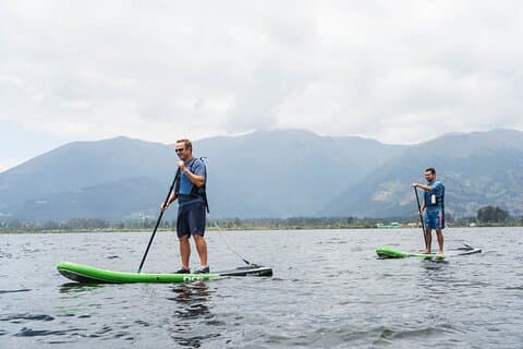 Caminhada privada de 3 dias na montanha andina, passeio de bicicleta e paddle boarding saindo de Quito