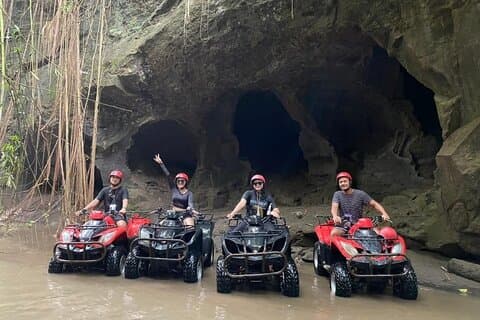 ATV privado en quad con spa y masaje balinés de 2 horas