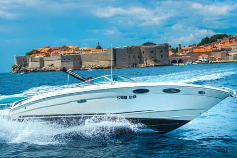 Privat båttur Dubrovnik Beach stopp og Blue Cave tur