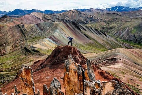 Small Group Full-day Rainbow Mountains of Palcoyo Trek from Cusco