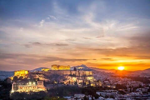 Tour fotografico dell'alba di Atene