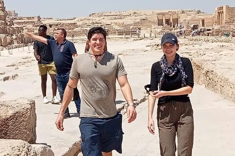 Privat dagstur till pyramiderna, Saqqara, Memphis och Dahshur med lunch och kameltur