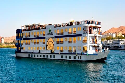 4-dagars Nilkryssning seglar Aswan till Luxor&Abu Simbel.Varmluftsballong
