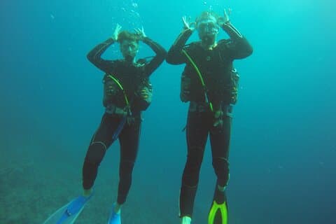 Scuba Diving 2 dykk fra båten