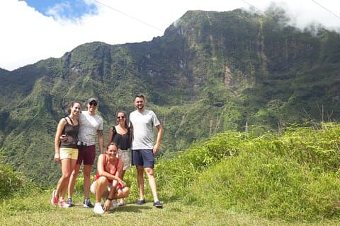 Crossing Island of Tahiti 4x4 Mountain, Waterfall, River, Basins