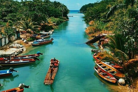 Excursão combinada de rafting e passeios a cavalo saindo de Montego Bay