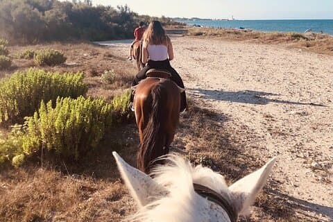 Ridning i et Salento naturreservat med overførsel fra Lecce