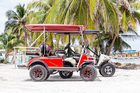 Golf Cart Rental Belize Ambergris Caye