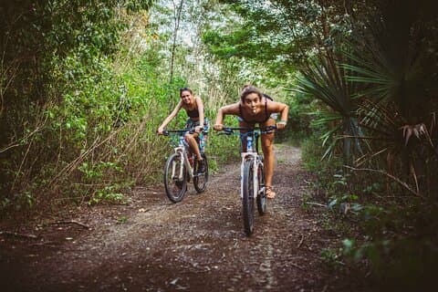 3 Cenotes Bike Adventure Private Tour ab Tulum