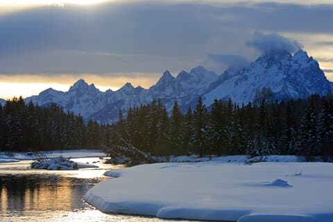 Luksus 1/2-dagers Grand Teton-tur og kanefart