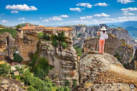 Aten till Meteora kloster och 130,000bc grotta dold pärla, privat