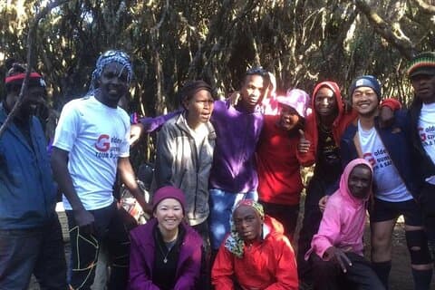 Route Marangu de 6 jours.