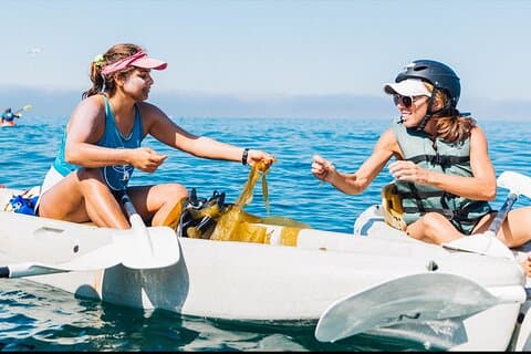 Tour originale in kayak della grotta marina di La Jolla per due