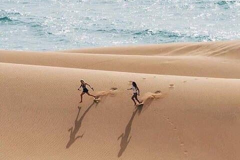 Agadir Sandboarden en geschilderd dorp halve dag